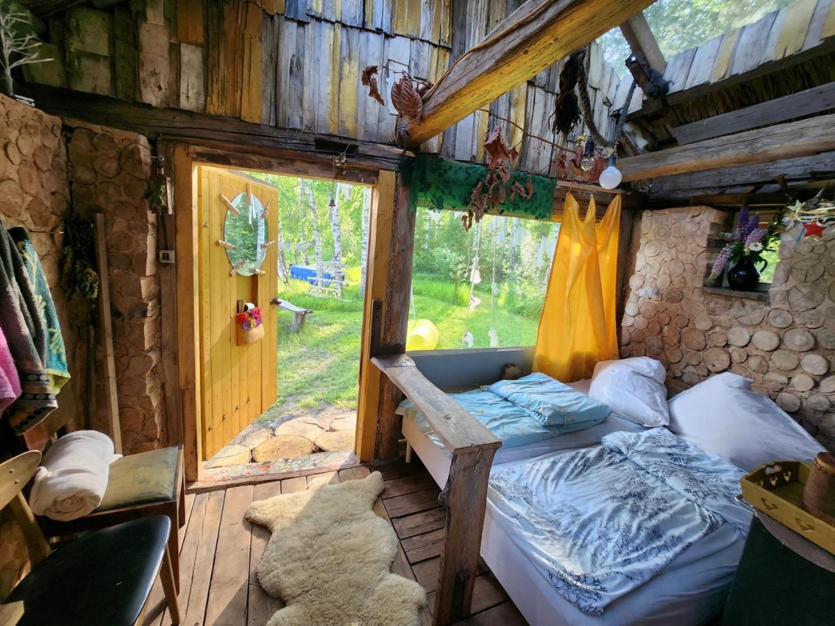 Baltas Raganinas Pirts Villa Sabile Bagian luar foto